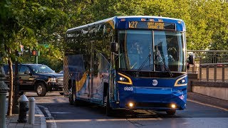 MTA New York City Bus 2018 MCI D45 CRT LE Demonstration Bus 0023  Brooklyn Division [upl. by Menard188]