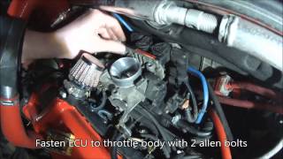 Fiat Punto mk2 12 8V How To Change ECU [upl. by Orran]