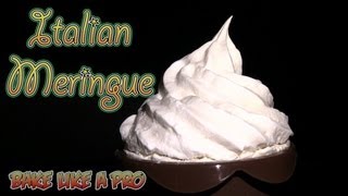 How To Make Italian Meringue Recipe [upl. by Abra]