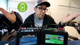 What kind of Batteries do I need for my Boat Marine batteries explained [upl. by Celine]