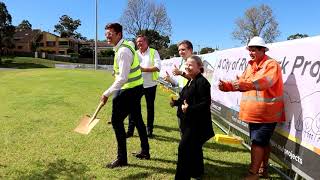 Meadowbank Park Upgrade  Pre Start [upl. by Savinirs]