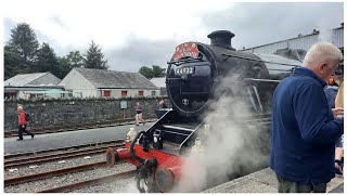 LMS Black Five 44932 at Blaenau Ffestiniog [upl. by Hsekar]