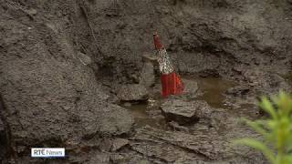 Like something out of a movie  Leitrim farmlands deluged after massive mudslide [upl. by Ardeahp970]