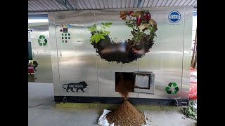 Automatic Organic Waste Compost Machine with Inbuilt Shredder [upl. by Caputo]