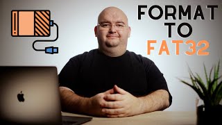 How To FORMAT EXTERNAL DRIVE TO FAT32 [upl. by Willman247]