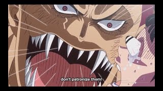 ONE PIECE KATAKURI REVEALS HIS FACE TO HIS FAMILY FOR FIRST TIME [upl. by Tanney157]