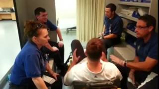 EMT Class 314 Restraint Training 2 [upl. by Niccolo75]