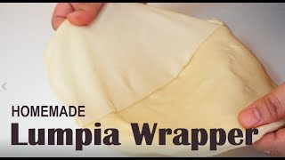 Homemade Lumpia Wrappers [upl. by Hugibert]