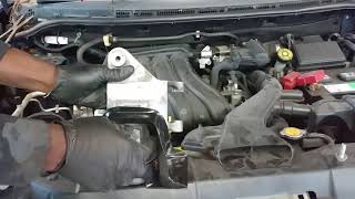 Nissan versa right front motorengine mount and torque mount replacement [upl. by Eelanej]