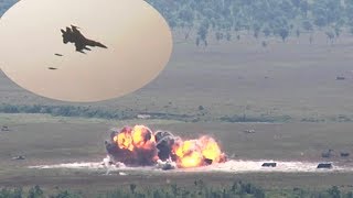 F16s Drop 500lb Bombs During Live Exercise [upl. by Cordova]