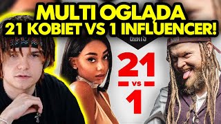 MULTI ogląda GOATS  21 KOBIET VS 1 INFLUENCER [upl. by Moyer374]