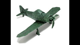 Origami  supermarine spitfire tutorial [upl. by Prouty]