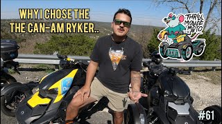 Why I Chose a CanAm Ryker 600 🤔 [upl. by Alejna387]