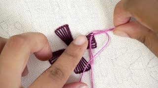 Easy Hand Embroidery Designs for Beginners Embroidery Stitches [upl. by Nyrrad]