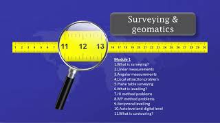 Module 1  Lecture 1 What is surveying [upl. by Asiel460]