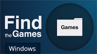 Steam  Game folder location Windows [upl. by Dlorrej]