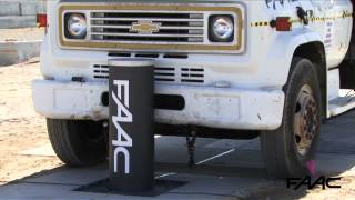 Crash test  FAAC Bollard J355HAM30P1 [upl. by Morez569]