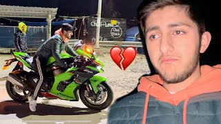 Apni zx10r Ki First Ride Pe he Crash Hogya 😭💔 [upl. by Fennessy]