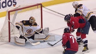 Tuukka Rask shines with 24save shutout to set Bruins wins record [upl. by Qidas863]