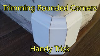 Trimming Rounded Corners A handy little trick [upl. by Leavy]