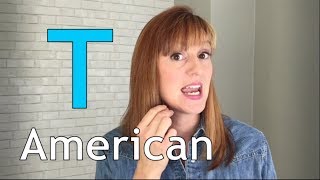 American Accent Training  American T  Flap T [upl. by Nireil722]