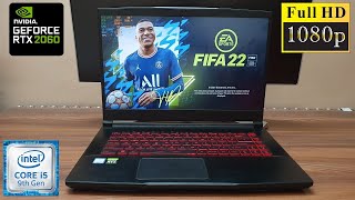 FIFA 22 PC Gameplay i5 9300H amp RTX 2060 [upl. by Esej]