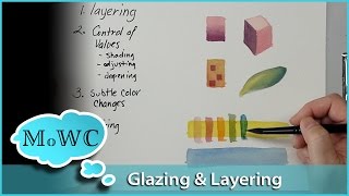 Watercolor Glazing and Layering Basics [upl. by Illah]