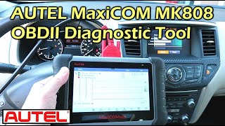 AUTEL MaxiCOM MK808 OBD2 Professional Scan Tool [upl. by Aika96]