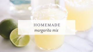 Homemade Margarita Mix [upl. by Odnumyar]