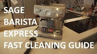 Sage  Breville Barista Express Cleaning Cycle  Quick Guide [upl. by Arlana]