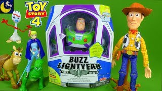 Thinkway Toys Buzz Lightyear Signature Collection Interactive Woody Bo Peep Forky Toy Story 4 Toys [upl. by Ahsitra]