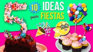 10 IDEAS para FIESTAS INFANTILES  Decoraciones FÁCILES Rápidas y Económicas I [upl. by Lucky998]