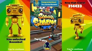 UNLOCKING BOOMBOT  ROBOT  ON SUBWAY SURFERS LONDON  D2 [upl. by Evangeline]