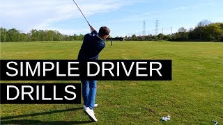 HIT DRIVER STRAIGHT  TURN YOUR SLICE INTO A DRAW [upl. by Samuelson]