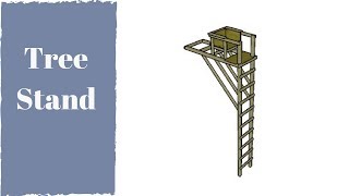 Free Tree Ladder Stand Plans [upl. by Nniuq182]