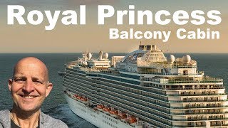 Princess Cruises Royal Princess Balcony Cabin Tour amp Review [upl. by Harihs]