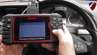 iCarsoft MB V20 Demonstration Mercedes ABS Sensor Diagnose amp Reset [upl. by Labors973]