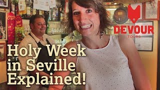 Holy Week in Seville Explained  Devour Seville [upl. by Anneirb519]