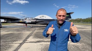 Lockheed F104 Walkaround Starfighter Black Beauty TF104GM [upl. by Jim]