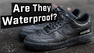 Nike x GoreTex Air Force 1 TEST amp REVIEW [upl. by Ahsinan]