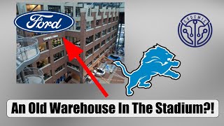 The Stadium With A 1920s Warehouse Inside  Ford Field [upl. by Okimuy858]