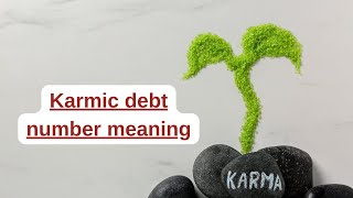 Karmic debt number meaning [upl. by Hedaza]