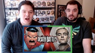 OMNIMAN VS HOMELANDER  DEATH BATTLE REACTION [upl. by Ecineg787]