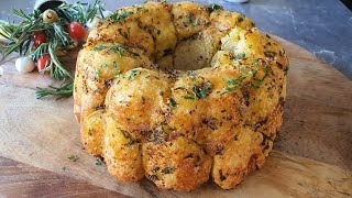 Monkey Bread  A Delicious Savory Monkey Bread Recipe [upl. by Irved]