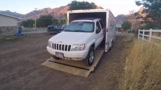 Enclosed Car Trailer Winch Install [upl. by Lledner]