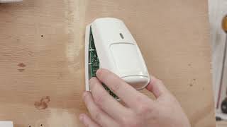 ADT WIRELESS ALARM SENSOR BATTERY  HOW TO CHANGE [upl. by Margarette]