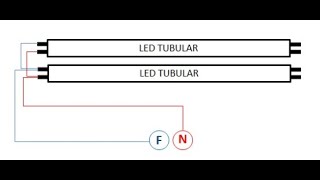 Como montar uma luminária com lâmpadas tubular de led [upl. by Ybanrab]