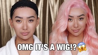 HOW TO PUT ON A WIG  For Beginners [upl. by Oicnedif311]