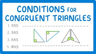 GCSE Maths  Congruent Triangle Rules 103 [upl. by Anialram]