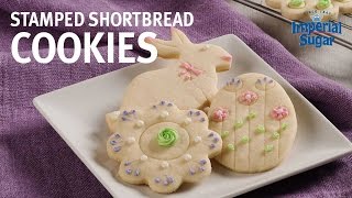 How to Make Stamped Shortbread Cookies [upl. by Farah286]